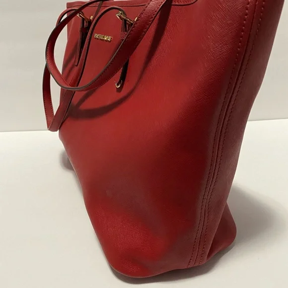 Michael Kors oversized tote Bag in red - Picture 4 of 12